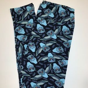 Lularoe OS owl leggings